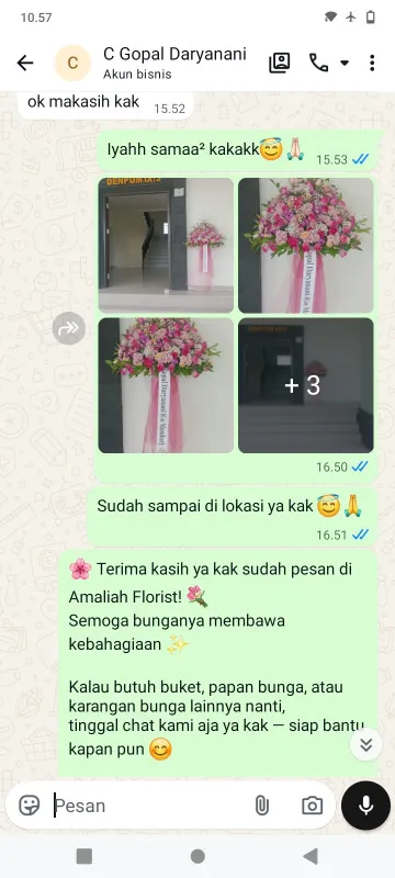Pengiriman Karangan Bunga terbaik